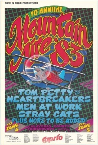 1983 Mountain Aire Music Festival Poster