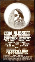 Scarce 1970 Leon Russell Pepperland Poster