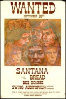 Attractive 1970 Santana San Bernardino Poster