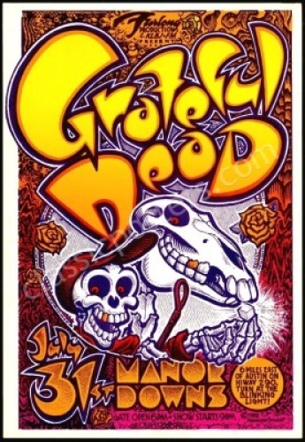 AOR 4.159 Grateful Dead Manor Downs Poster