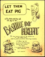 R. Crumb Bastille Day Benefit Poster