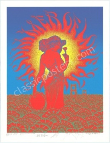 Stunning Signed 1987 Summer of Love Poster