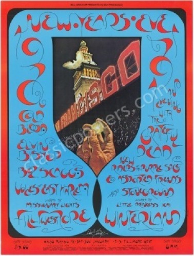 Popular Signed BG-263 Grateful Dead Poster