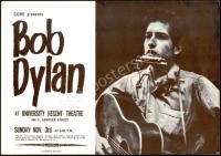 Scarce 1963 Bob Dylan CORE Syracuse Poster