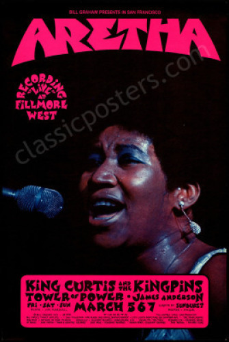 Superb BG-272 Aretha Franklin Poster