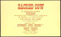 Sacred Cow Big Brother Handbill