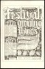 Festival of Growing Things Monotone Handbill