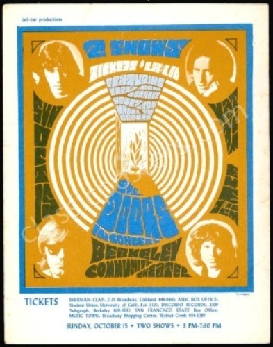 Popular The Doors Berkeley Handbill