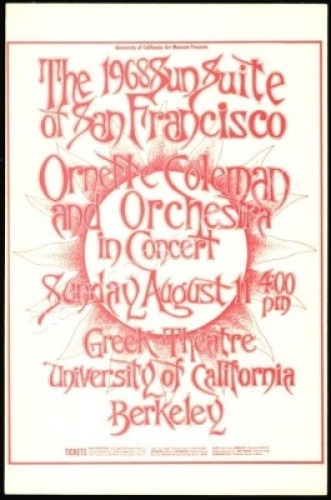 Attractive 1968 U.C. Berkeley handbill