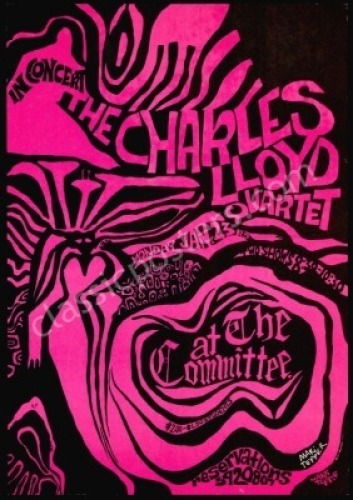 Scarce Signed Charles Lloyd Poster