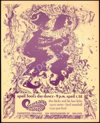 1968 Dan Hicks Committee Poster