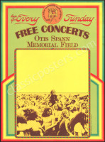 Rare Grimshaw-Designed Free Concerts Blank