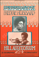Attractive Signed Herbie Hancock Poster