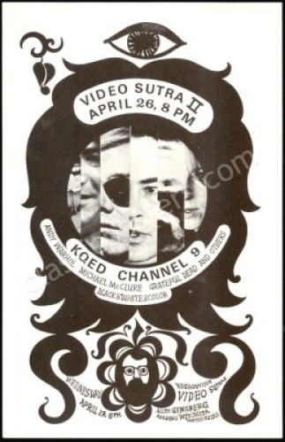 Scarce Grateful Dead Video Sutra II Handbill