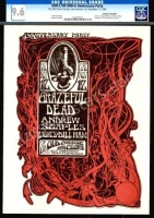 Gorgeous AOR 2.185 Grateful Dead Cheese Factory Handbill