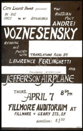 Scarce AOR 2.77 The Fillmore Handbill