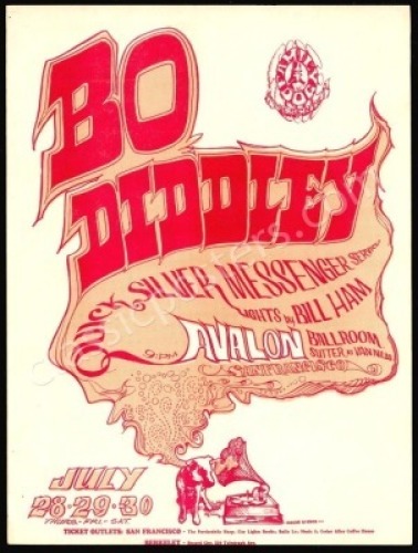 Elusive FD-18 Bo Diddley Handbill