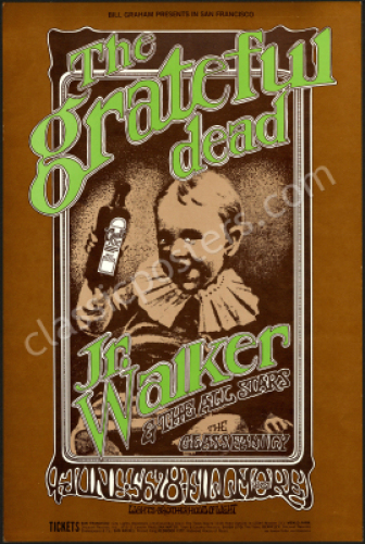 Interesting Original BG-176 Grateful Dead Poster