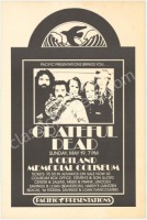 1974 Grateful Dead Portland Poster