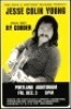 1976 Jesse Colin Young Portland Cardboard Poster