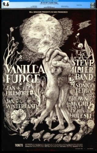 Awesome Original BG-101 Vanilla Fudge Poster