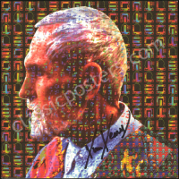 Superb Signed "Leary Profile" Blotter Art