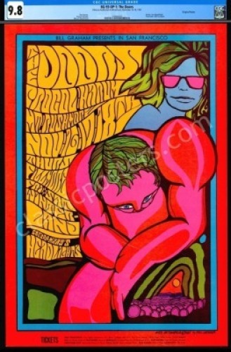 Marvelous Certified BG-93 The Doors Poster