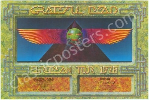 Grateful Dead Rainbow Theatre Poster