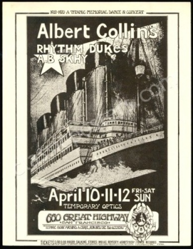 Albert Collins Family Dog Handbill