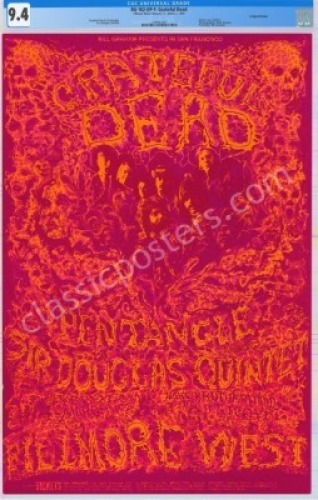 Certified Original BG-162 Grateful Dead Poster