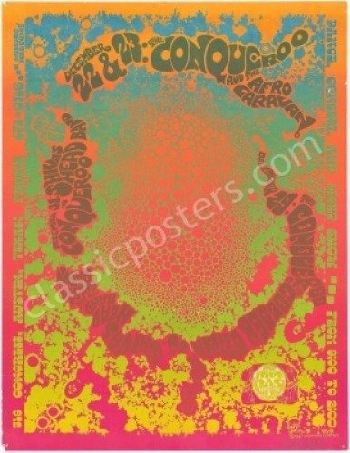 Gorgeous Signed VG-9 Psycho Bubbles Poster