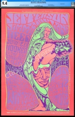 Certified BG-54 Jefferson Airplane Poster