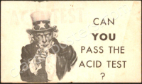 Rare Personalized Acid Test Membership Card