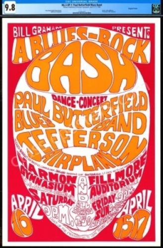 Impeccable Certified BG-3 Blues-Rock Bash Poster