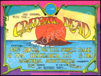 Rare AOR 4.101 Grateful Dead Memorial Auditorium Ticket