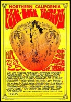 Northern California Folk Rock Festival Poster