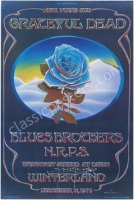 Signed Original AOR 4.38 Blue Rose Poster