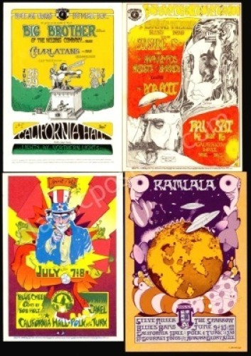 Four Art of Rock Handbills