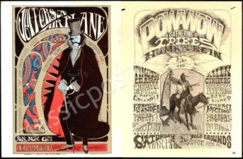 Two Popular Art of Rock Handbills