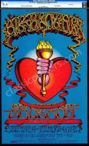 Popular Certified BG-136 Heart and Torch Poster