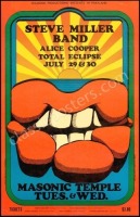 Steve Miller Alice Cooper Portland Poster