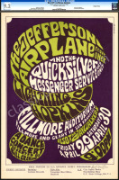 Scarce Signed Original BG-4 Jefferson Airplane Poster