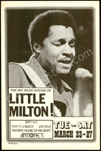 1976 Little Milton Antones Poster