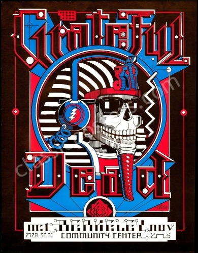 Popular 1984 Grateful Dead Berkeley Poster