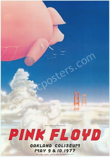 AOR 4.47 Pink Floyd Oakland Poster