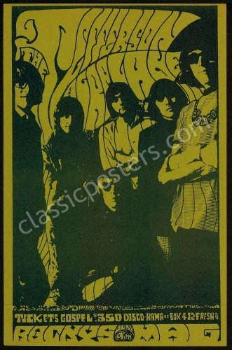 Jefferson Airplane Fresno Handbill