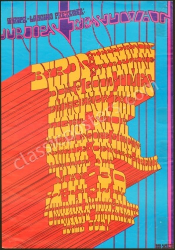 Scarce 1969 Seattle Trips Festival Poster