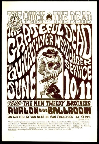 Popular FD-12 Grateful Dead Handbill