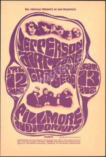 Superb BG-23 Grateful Dead Handbill