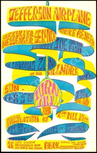 AOR 2.87 The Fillmore Benefit Poster